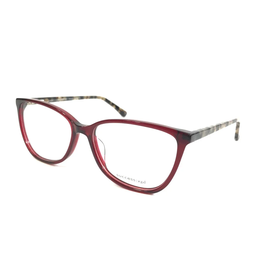 Success Eyeglasses Frames ALI RED Tortoise Cat Eye Full Rim 54-15-140